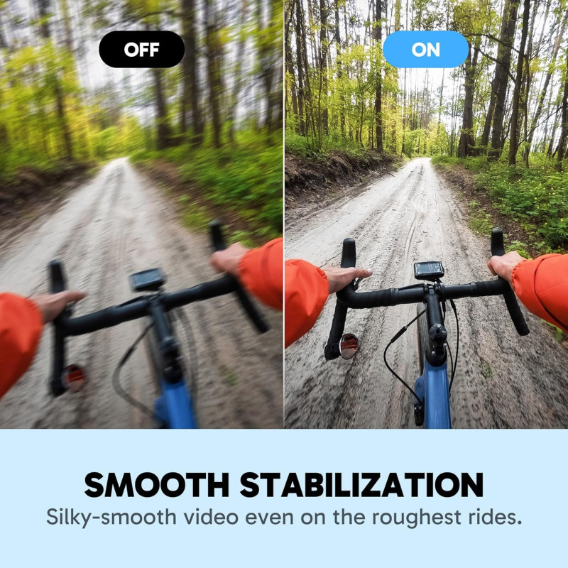 Екшн-Камера Akaso EK7000 Pro 4K 20MP: EIS, Сенсорний Екран, 40м Водонепроникність (Сірий)